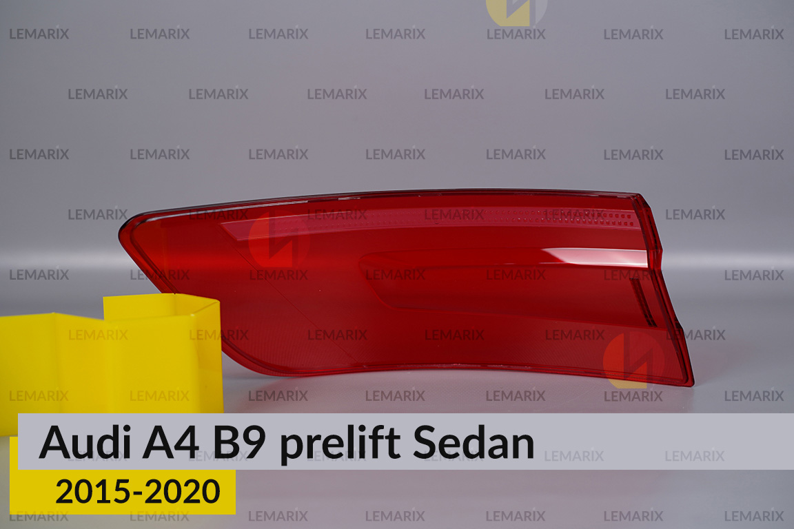Скло заднього ліхтаря зовнішнє в крилі Audi A4 B9 Sedan (2015-2020) дорест праве