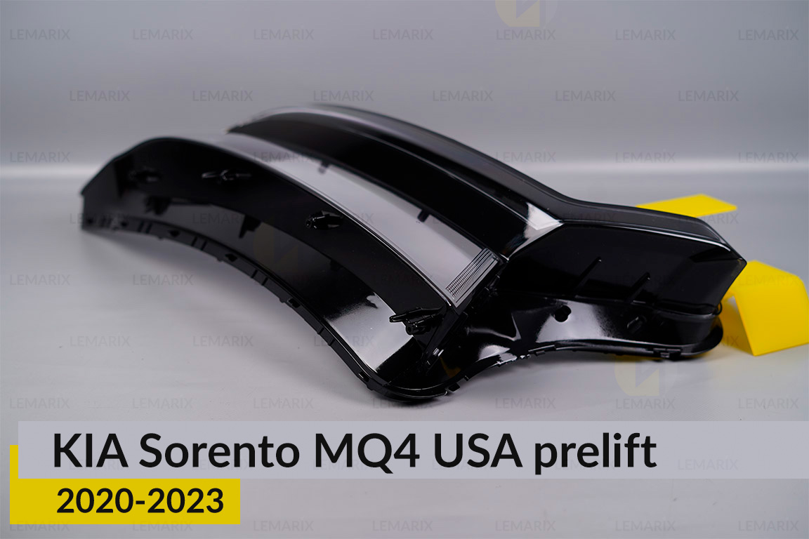 Скло фари KIA Sorento MQ4 USA (2020-2023) дорест ліве