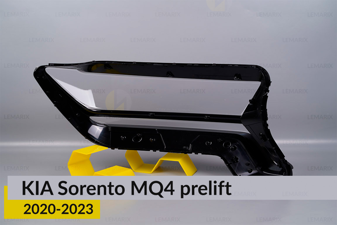 Скло фари KIA Sorento MQ4 USA (2020-2023) дорест ліве