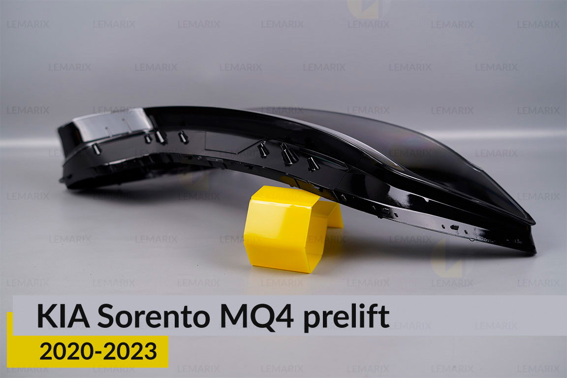 Скло фари KIA Sorento MQ4 USA (2020-2023) дорест ліве