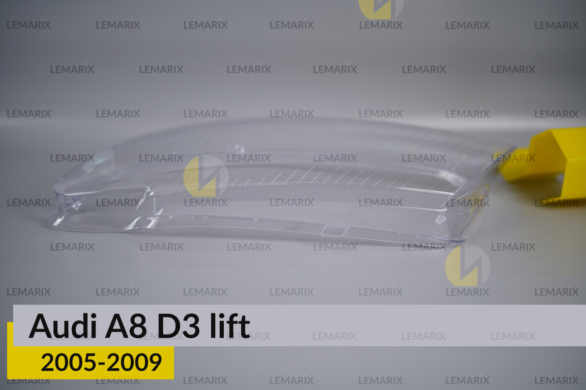Скло фари Audi A8 D3 (2005-2009) рест ліве