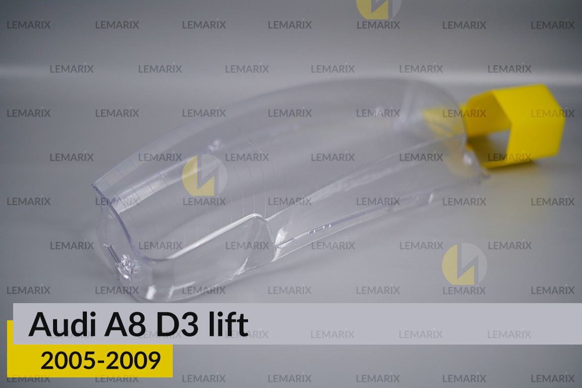 Скло фари Audi A8 D3 (2005-2009) рест ліве