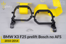 Перехідна рамка для BMW X3 F25 Bosch no AFS (2010-2014) дорест
