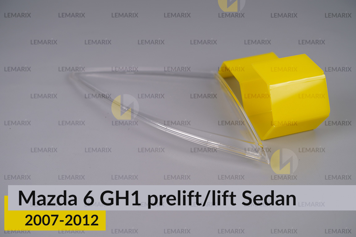 Скло заднього ліхтаря внутрішнє в кришці багажника Mazda 6 GH1 Sedan (2007-2012) дорест/рест ліве