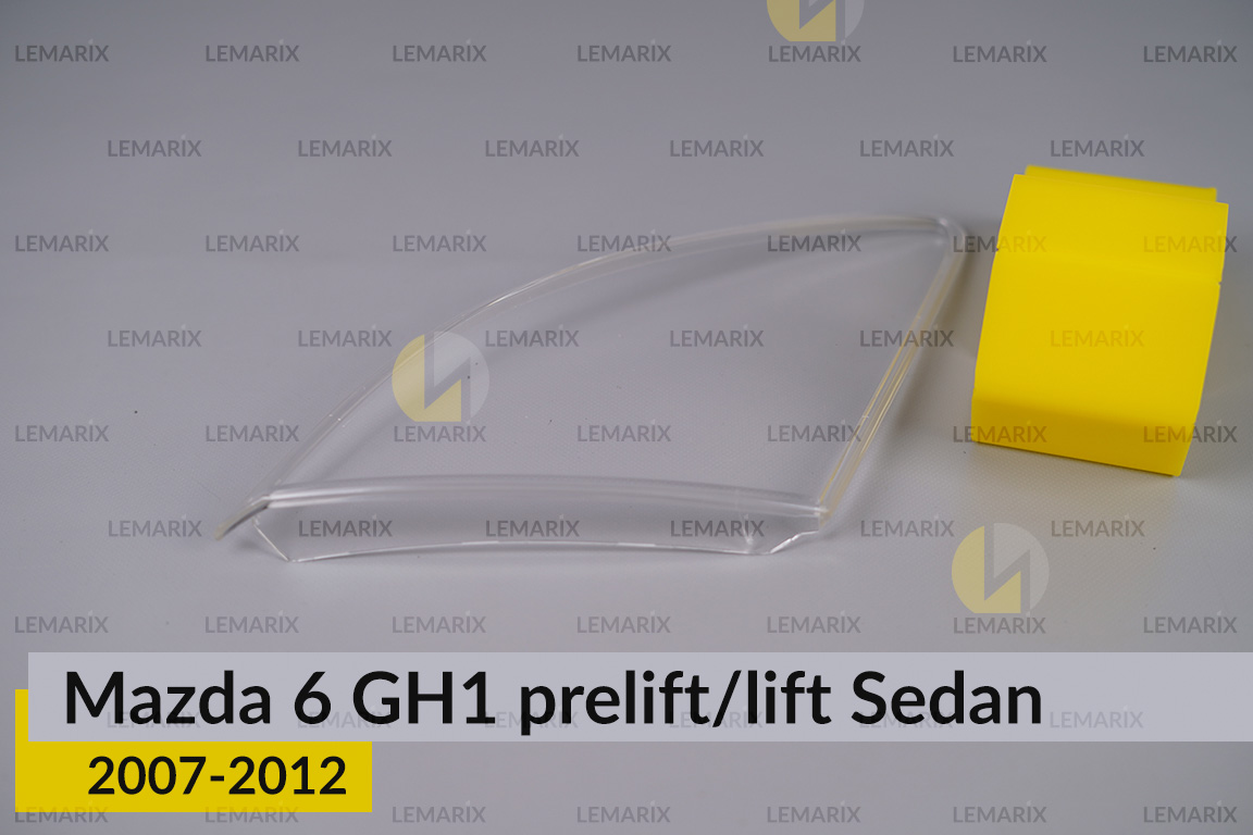 Скло заднього ліхтаря внутрішнє в кришці багажника Mazda 6 GH1 Sedan (2007-2012) дорест/рест ліве