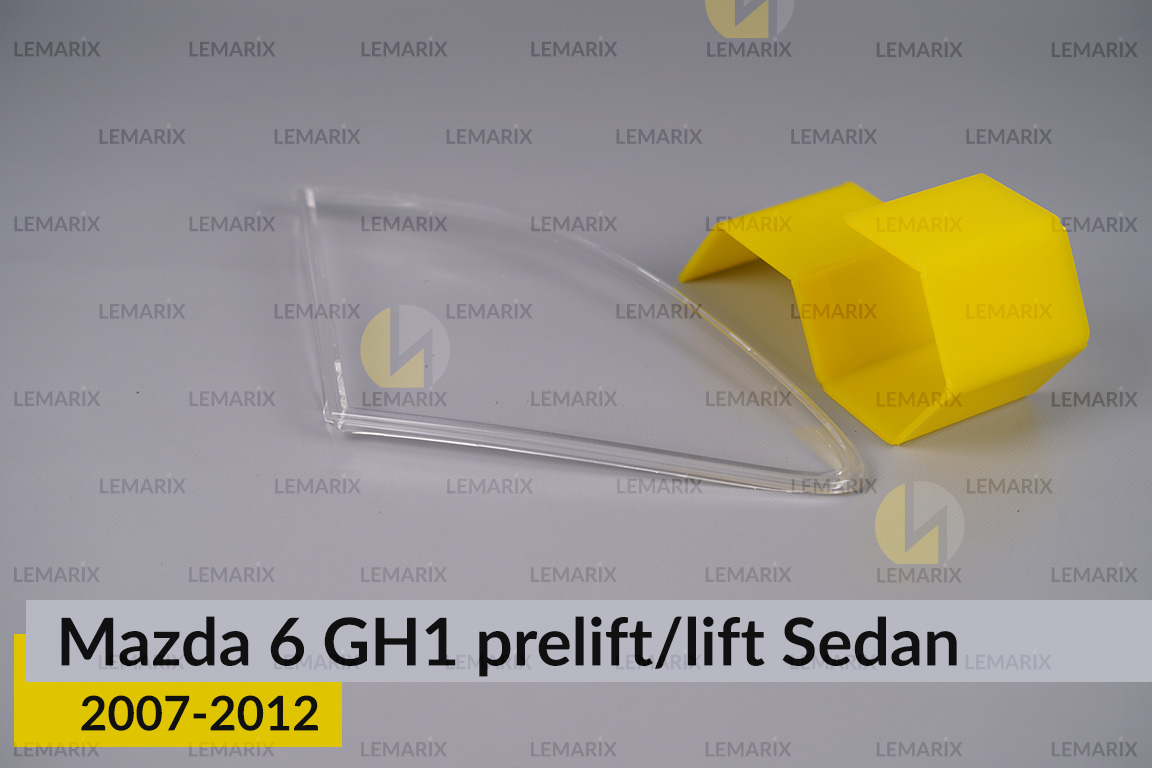 Скло заднього ліхтаря внутрішнє в кришці багажника Mazda 6 GH1 Sedan (2007-2012) дорест/рест ліве