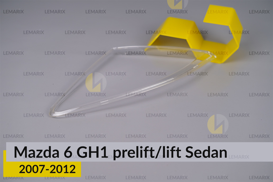 Скло заднього ліхтаря внутрішнє в кришці багажника Mazda 6 GH1 Sedan (2007-2012) дорест/рест ліве