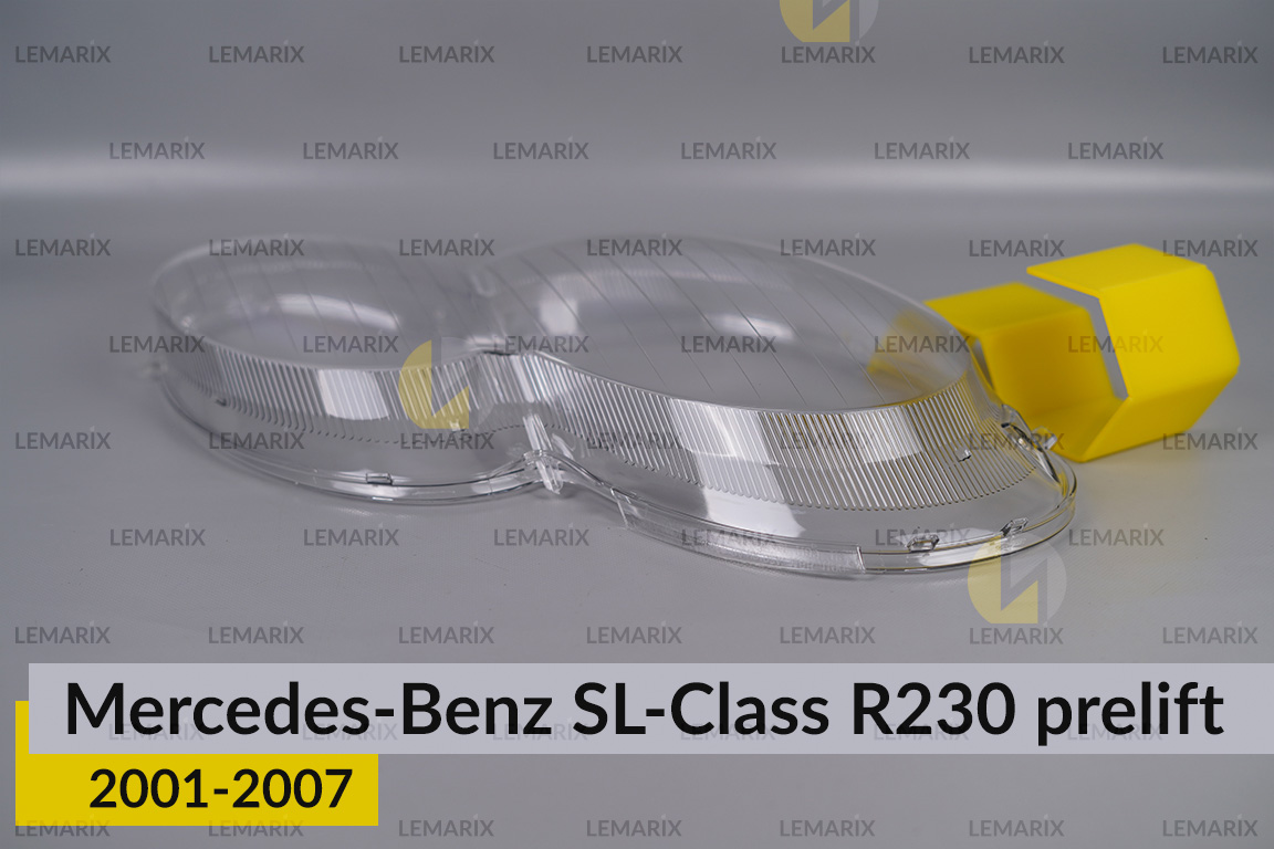 Скло фари Mercedes-Benz SL-Class R230 (2001-2007) дорест праве