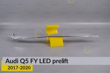 Хромована маска над світловодом Audi Q5 FY LED (2017-2020) дорест права
