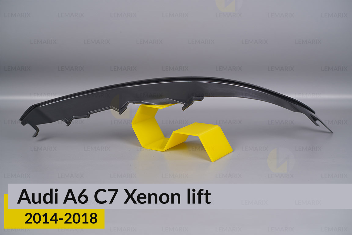 Декоративна маска нижня Audi A6 C7 Xenon (2014-2018) рест ліва