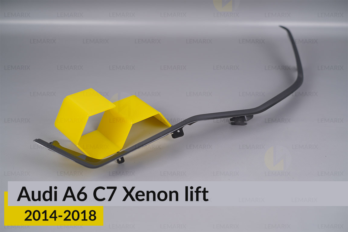 Декоративна маска нижня Audi A6 C7 Xenon (2014-2018) рест ліва