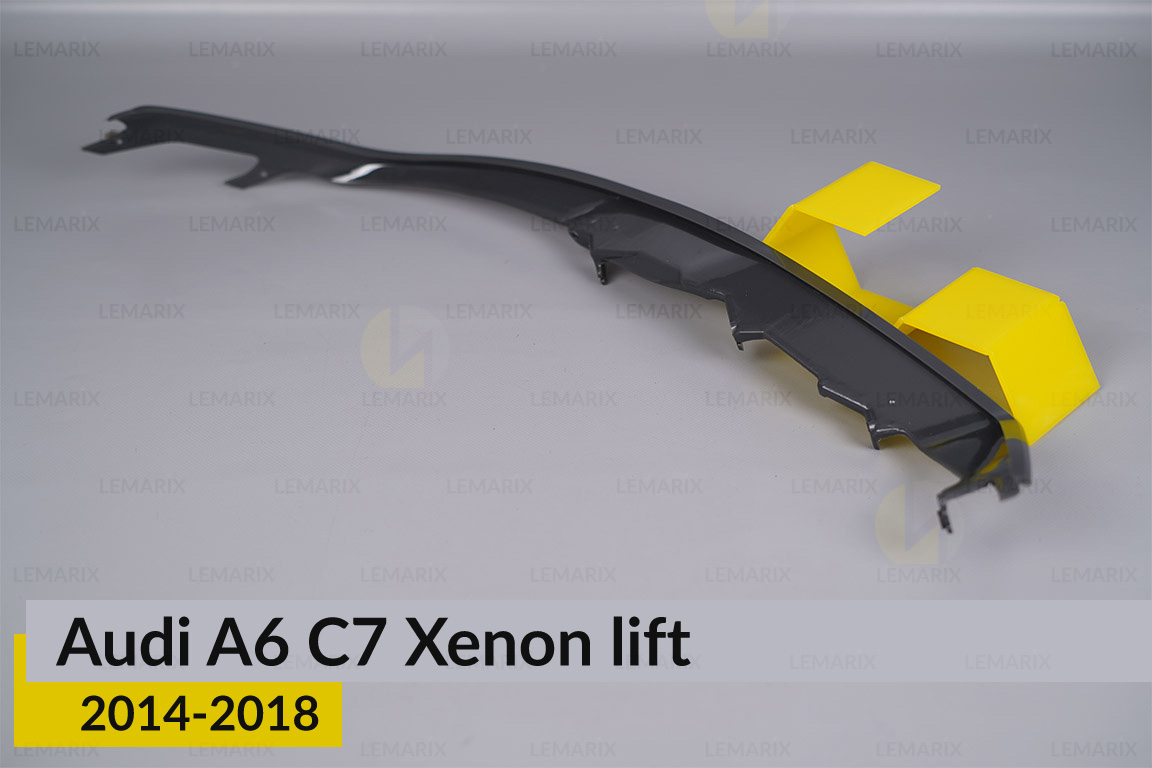 Декоративна маска нижня Audi A6 C7 Xenon (2014-2018) рест ліва