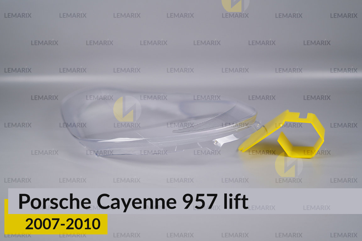 Скло фари Porsche Cayenne 957 (2007-2010) рест ліве