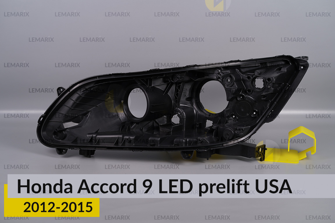 Корпус фари Honda Accord 9 LED USA (2012-2015) дорест лівий