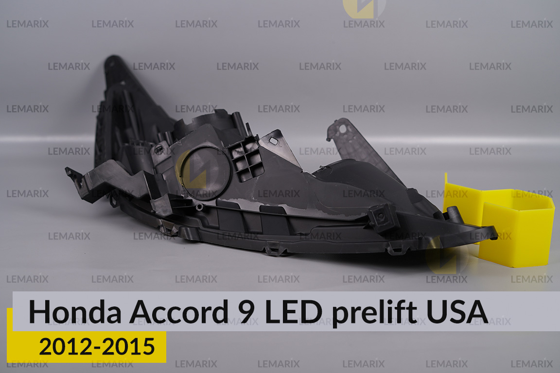 Корпус фари Honda Accord 9 LED USA (2012-2015) дорест лівий
