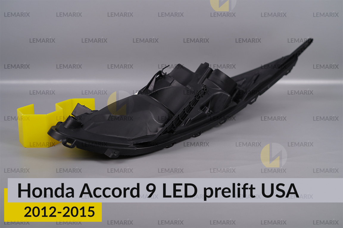 Корпус фари Honda Accord 9 LED USA (2012-2015) дорест лівий