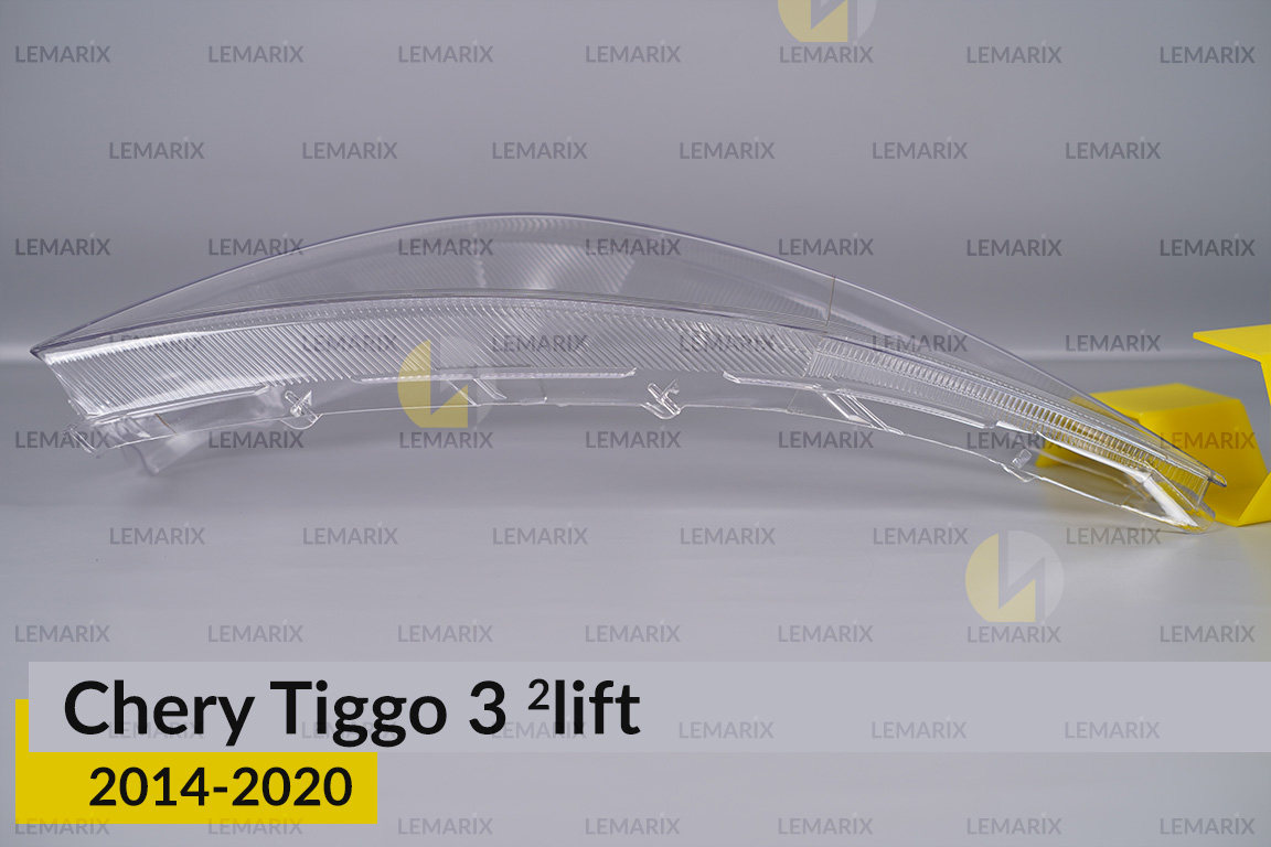 Скло фари Chery Tiggo 3 (2014-2020) 2 рест праве