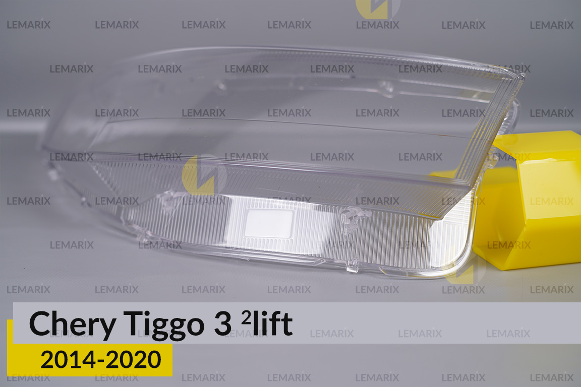 Скло фари Chery Tiggo 3 (2014-2020) 2 рест праве
