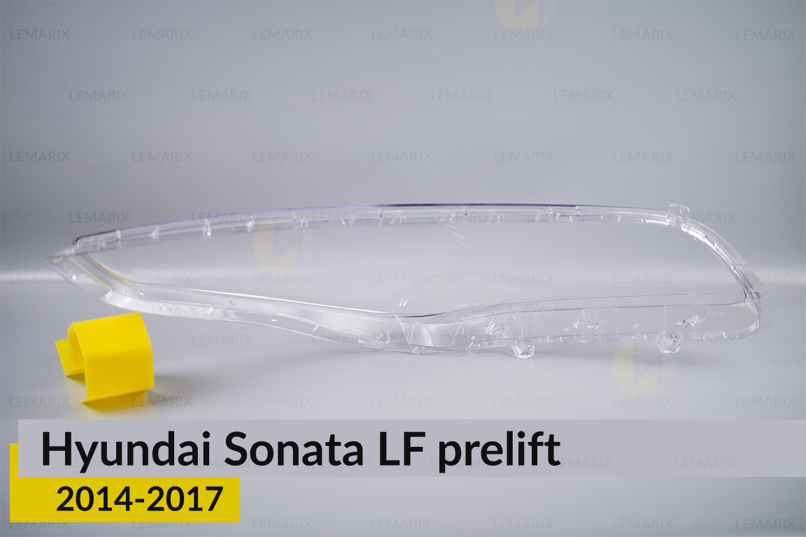 Скло фари Hyundai Sonata LF (2014-2017) дорест ліве