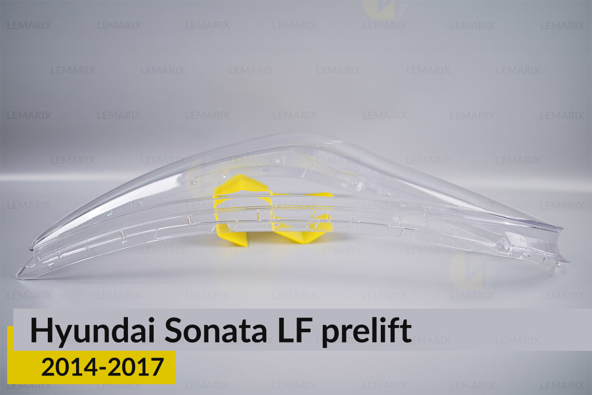 Скло фари Hyundai Sonata LF (2014-2017) дорест ліве