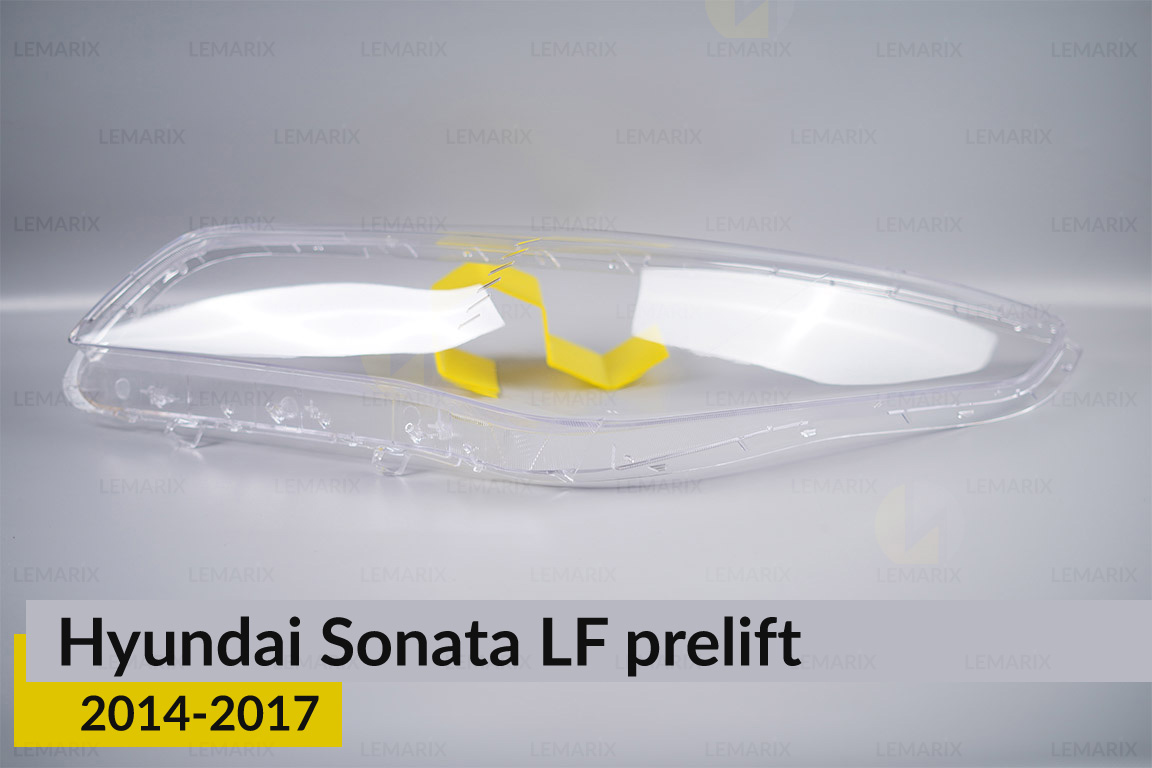 Скло фари Hyundai Sonata LF (2014-2017) дорест ліве