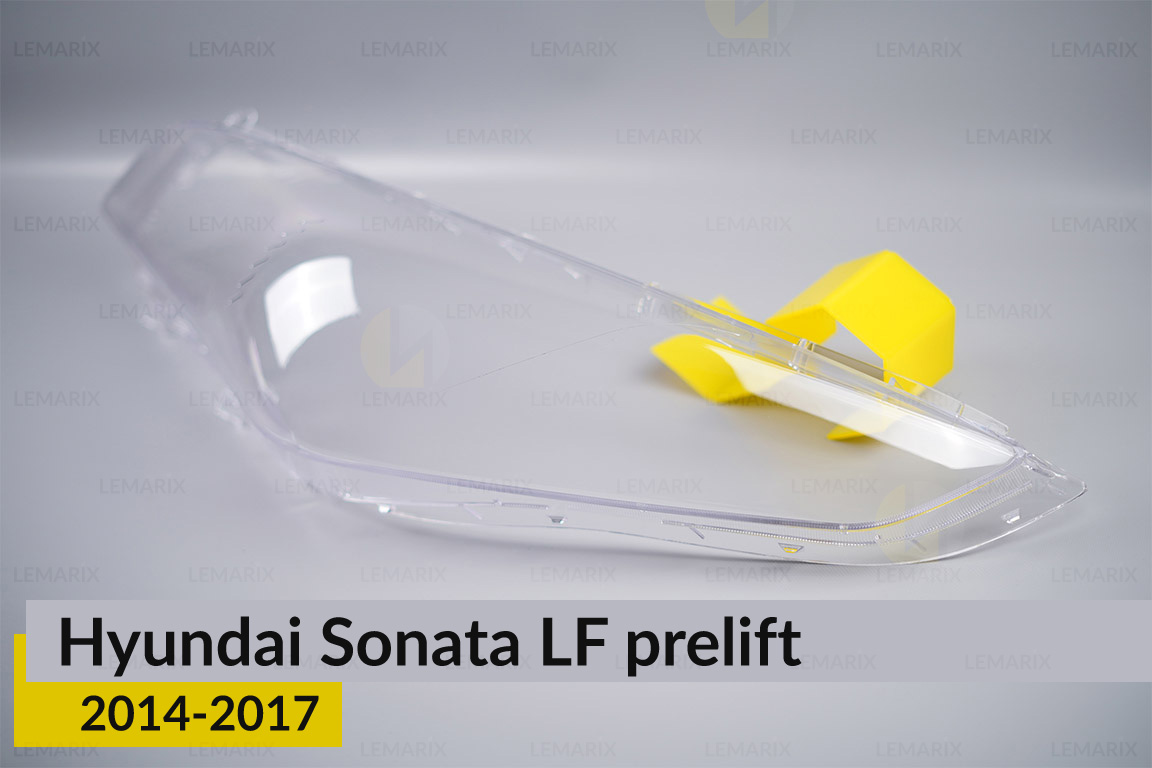Скло фари Hyundai Sonata LF (2014-2017) дорест ліве