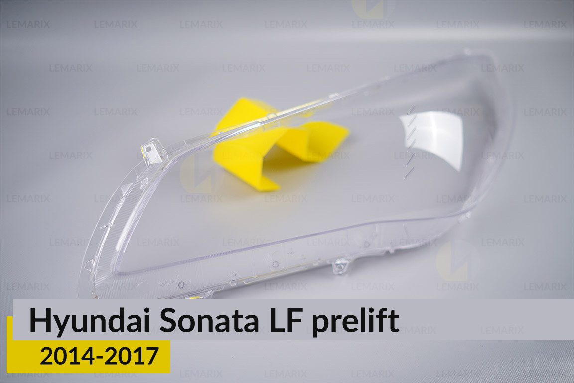 Скло фари Hyundai Sonata LF (2014-2017) дорест ліве