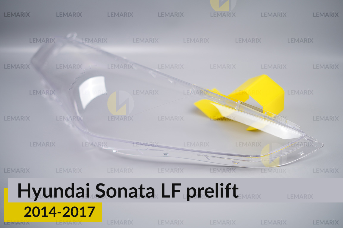 Скло фари Hyundai Sonata LF (2014-2017) дорест ліве