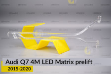 Світловод фари Audi Q7 4M LED Matrix (2015-2020) дорест внутрішній лівий