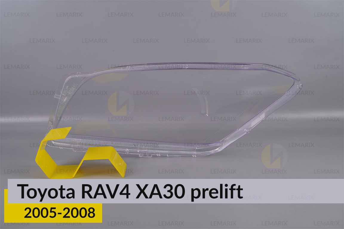 Скло фари Toyota RAV4 XA30 (2005-2008) полоски дорест праве