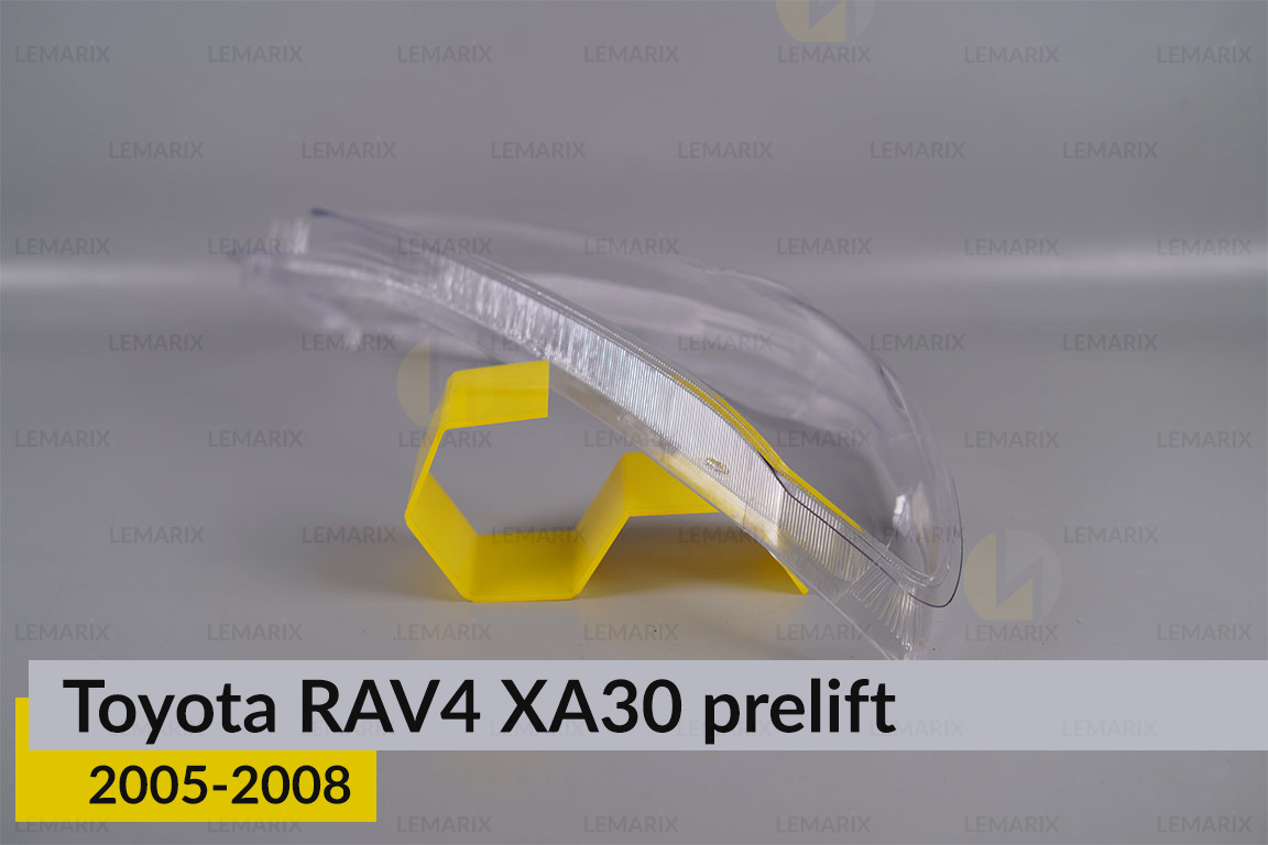 Скло фари Toyota RAV4 XA30 (2005-2008) полоски дорест праве