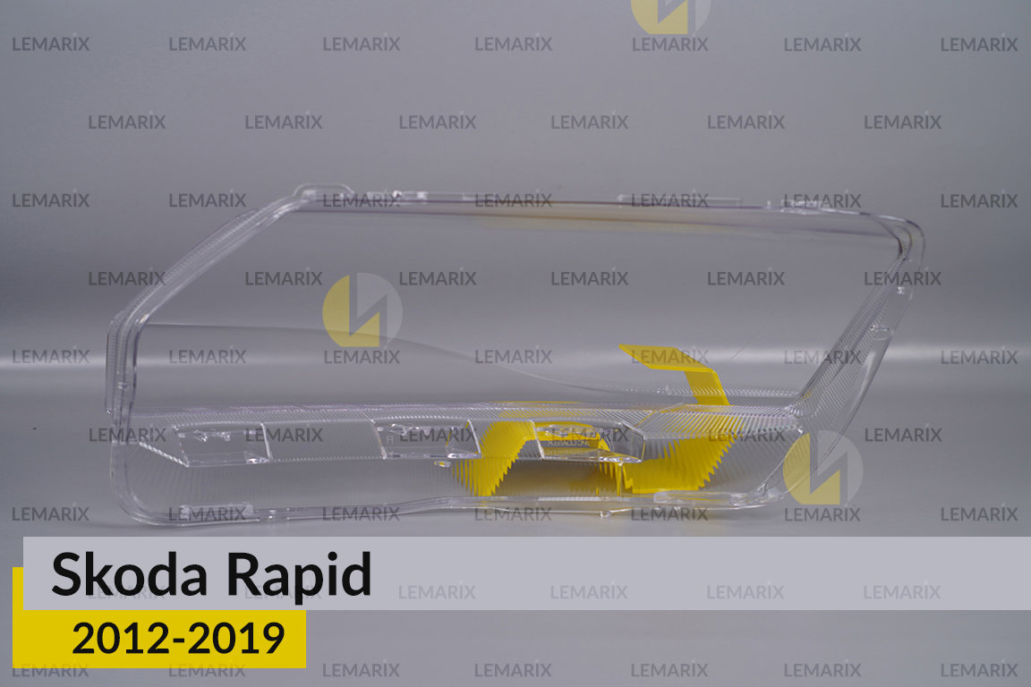 Скло фари Skoda Rapid (2012-2019) праве