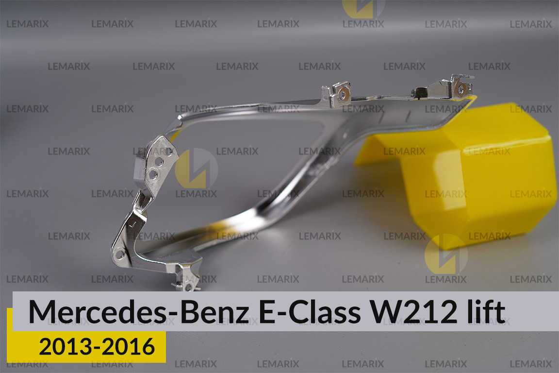 Хромована декоративна маска лінзи велика Mercedes-Benz E-Class W212 (2013-2016) рест права