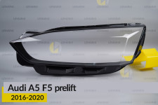 Скло фари Audi A5 F5 (2016-2020) дорест ліве