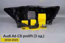 Ремкомплект кріплення корпуса фар Audi A6 C8 (2018-2025) дорест лівий – 3 од.