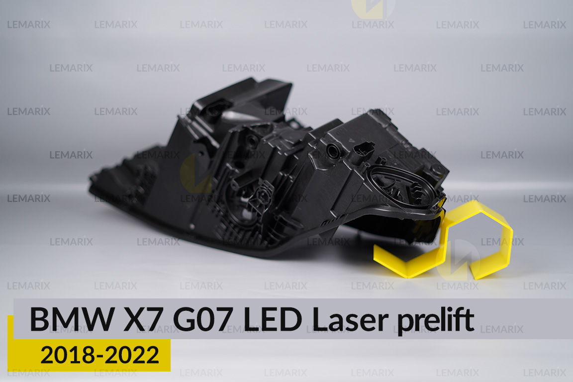 Корпус фари BMW X7 G07 LED Laser (2018-2022) дорест лівий