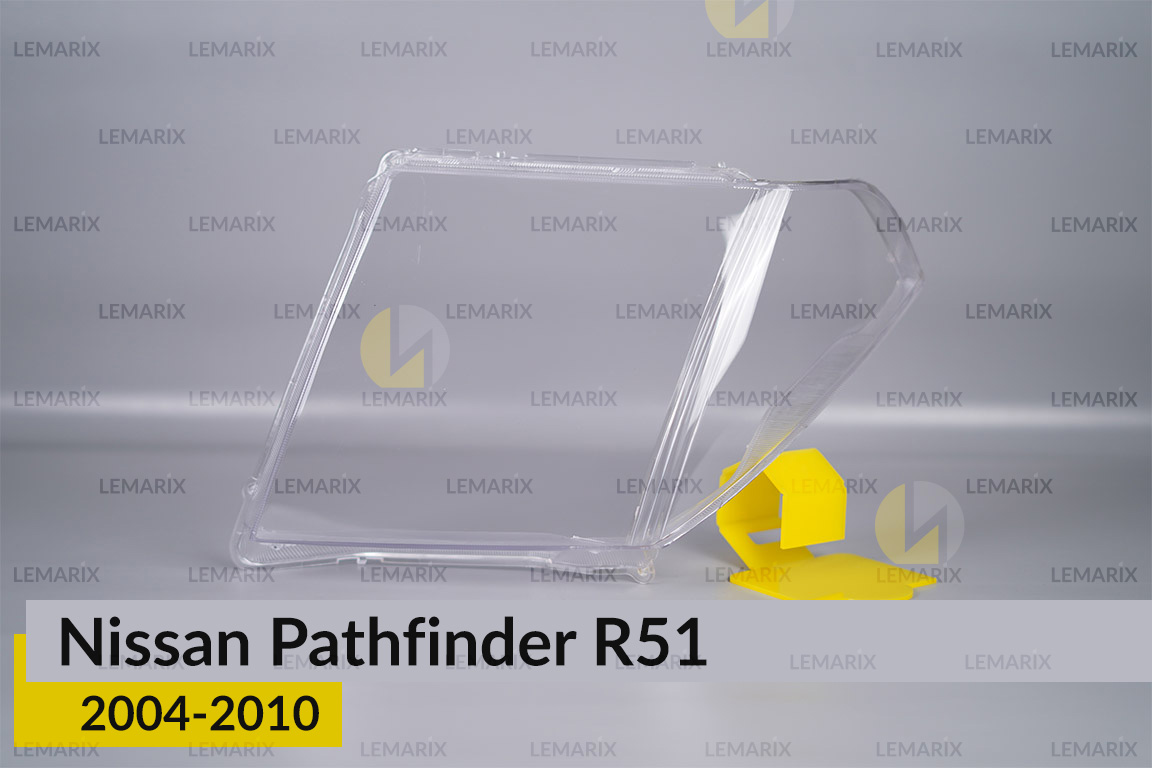 Скло фари Nissan Pathfinder R51 (2004-2010) ліве