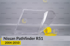 Скло фари Nissan Pathfinder R51 (2004-2010) ліве