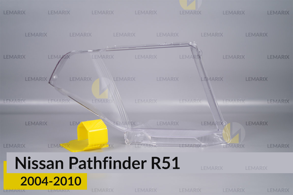 Скло фари Nissan Pathfinder R51 (2004-2010) ліве