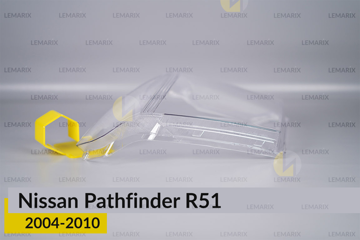Скло фари Nissan Pathfinder R51 (2004-2010) ліве