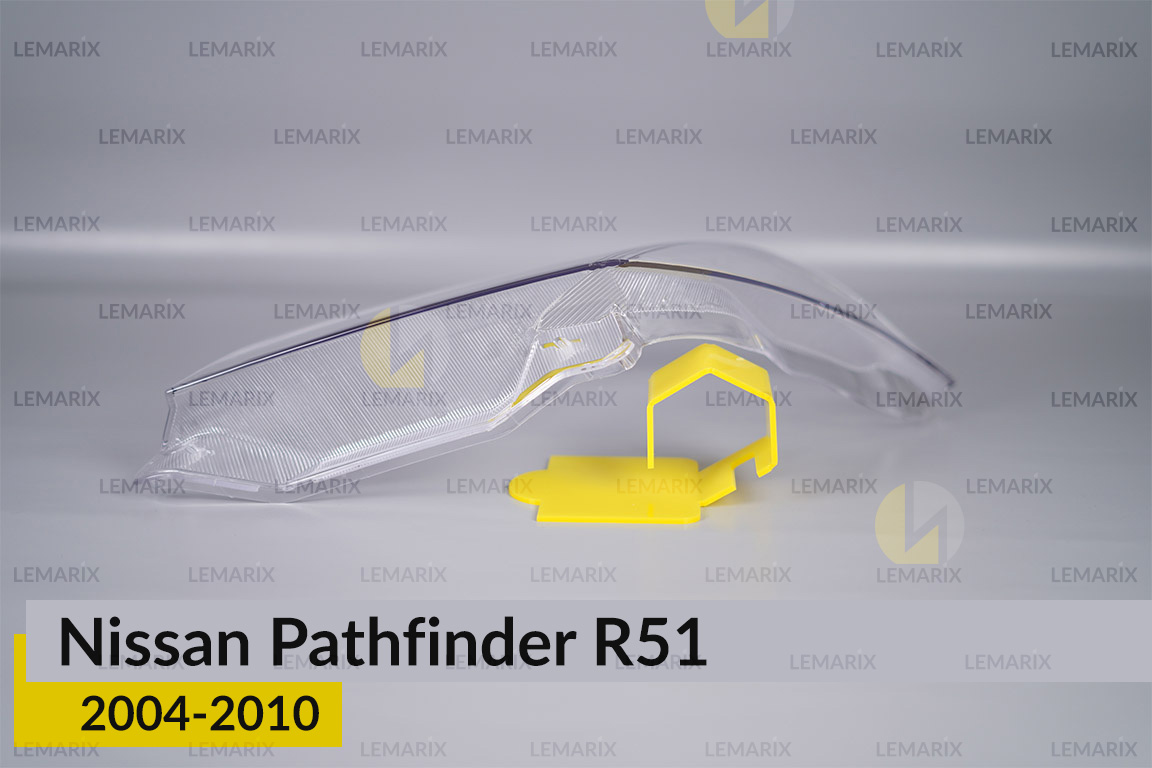 Скло фари Nissan Pathfinder R51 (2004-2010) ліве
