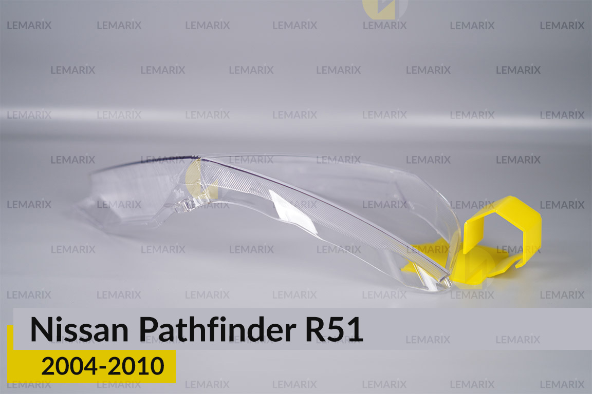 Скло фари Nissan Pathfinder R51 (2004-2010) ліве