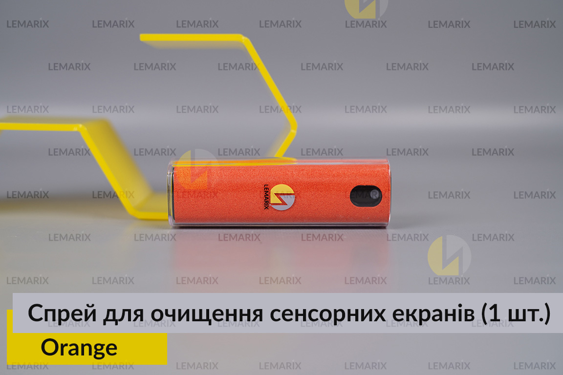 Спрей портативний для очищення сенсорних екранів Orange Lemarix