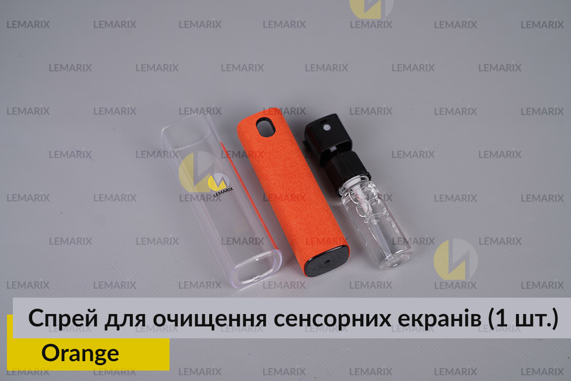 Спрей портативний для очищення сенсорних екранів Orange Lemarix