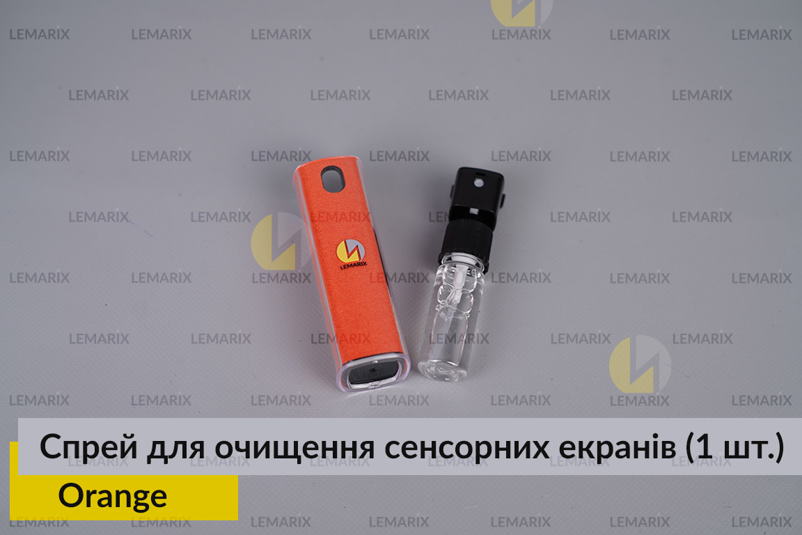 Спрей портативний для очищення сенсорних екранів Orange Lemarix