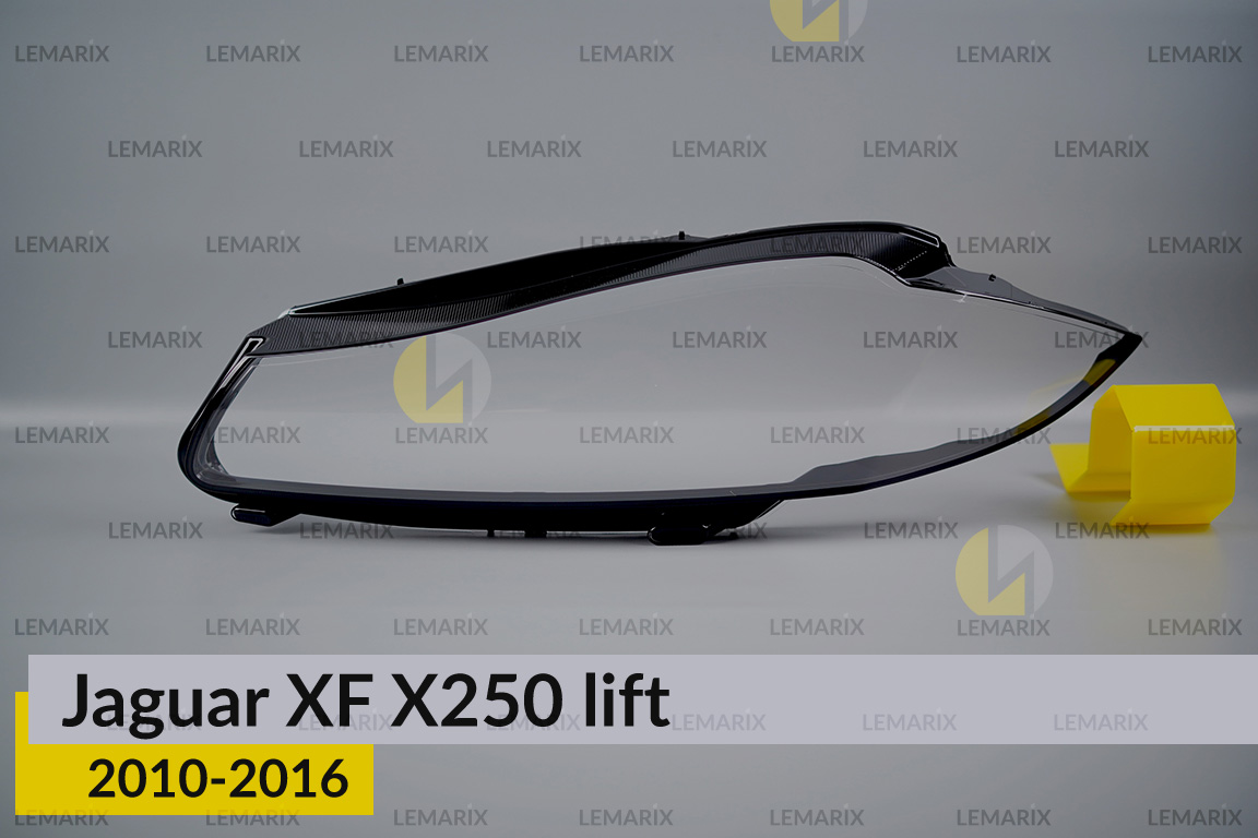 Скло фари Jaguar XF X250 (2010-2016) рест ліве