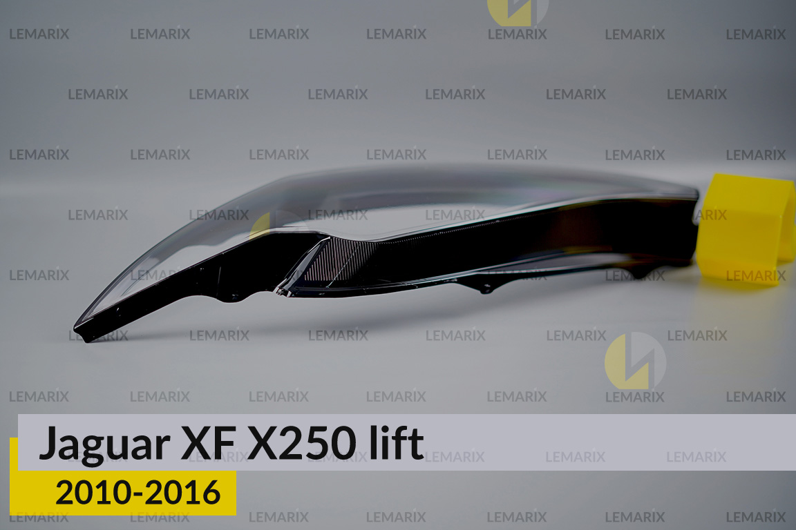 Скло фари Jaguar XF X250 (2010-2016) рест ліве