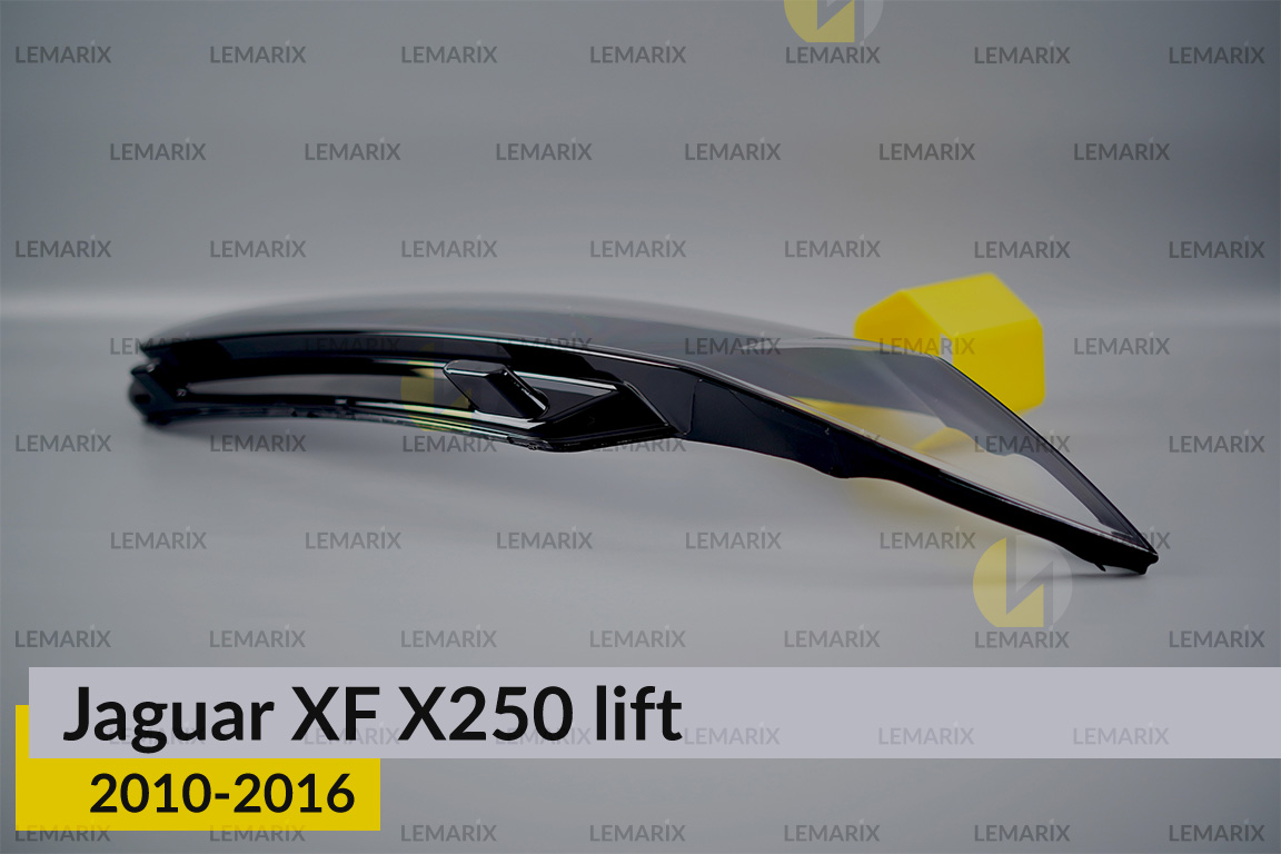 Скло фари Jaguar XF X250 (2010-2016) рест ліве