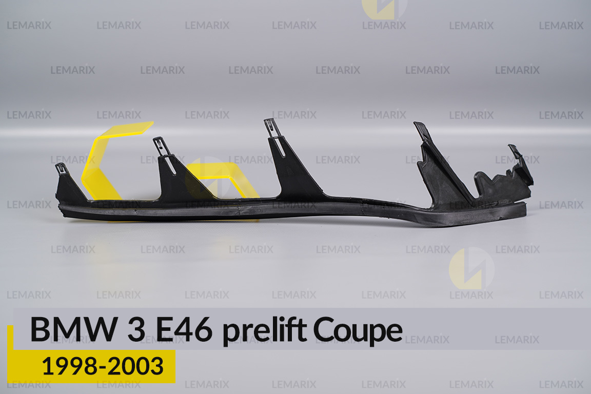 Захисна планка резинова на фару BMW 3 E46 Coupe (1998-2003) дорест права