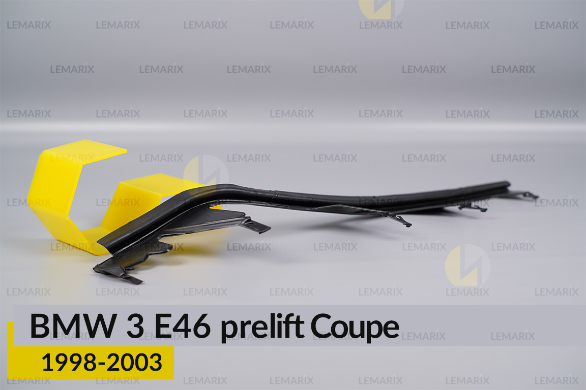 Захисна планка резинова на фару BMW 3 E46 Coupe (1998-2003) дорест права